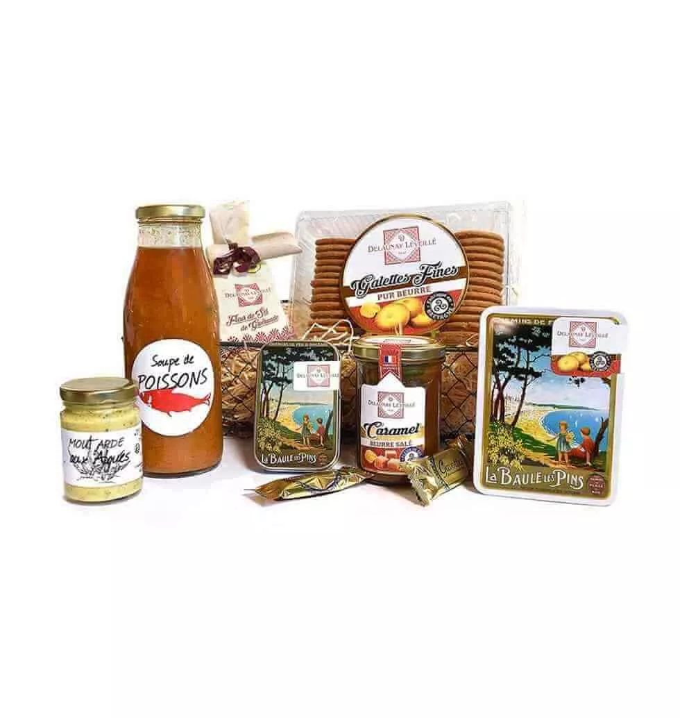 Basket Of Bretagne Specialties