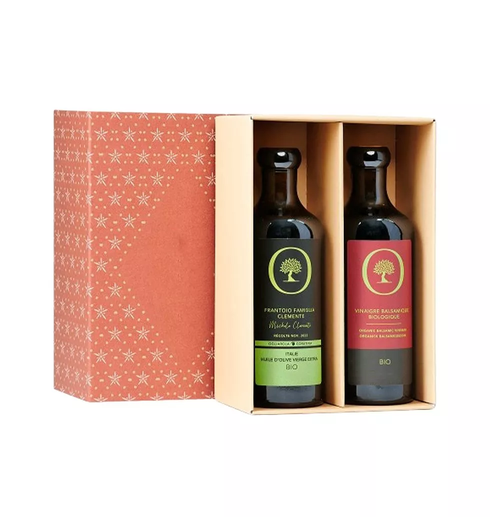 Italian Essentials Gift Set: Olive Oil & Balsamic Vinegar