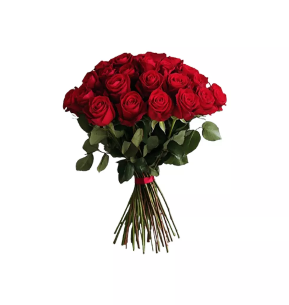 Grand Gesture Of 30 Red Roses Bouquet