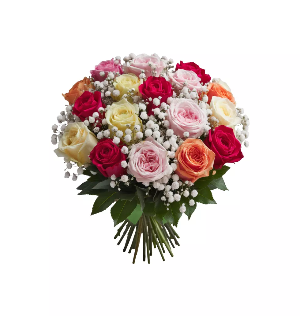 Lovely Rose Medley Bouquet